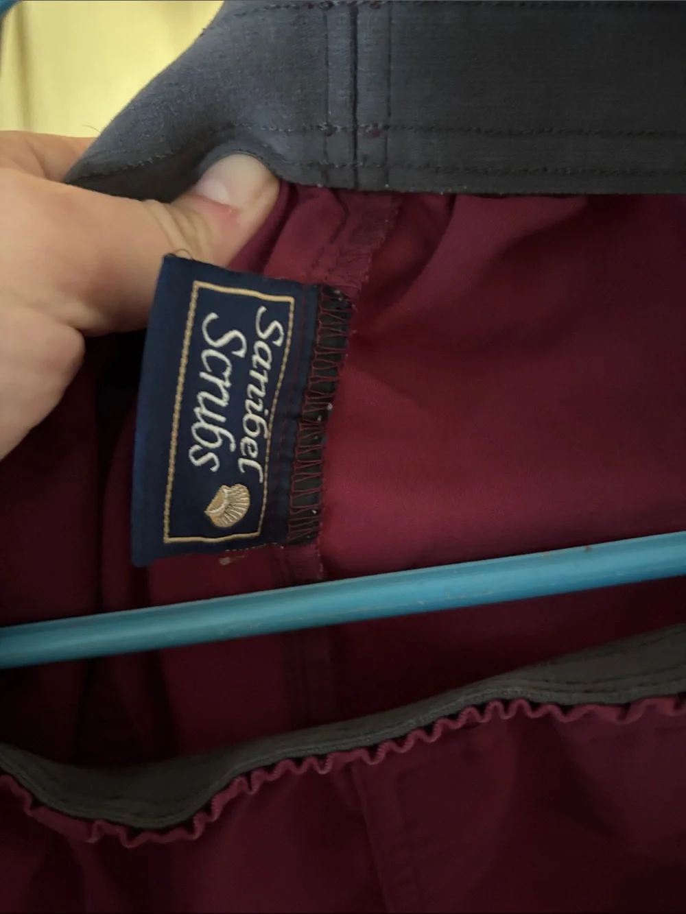 Sanibel Scrubs Plum Scrub Pants Flare - Medium